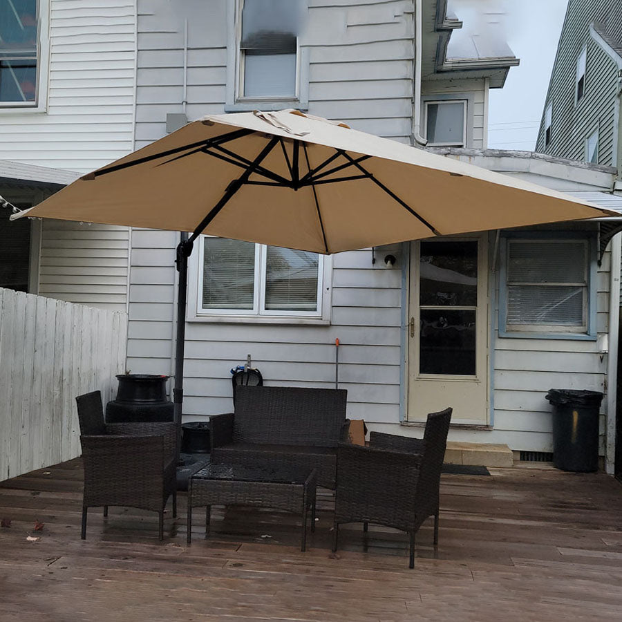 PURPLE LEAF Sombrilla Colgante Cuadrada y Rectangular a un Precio Asequible