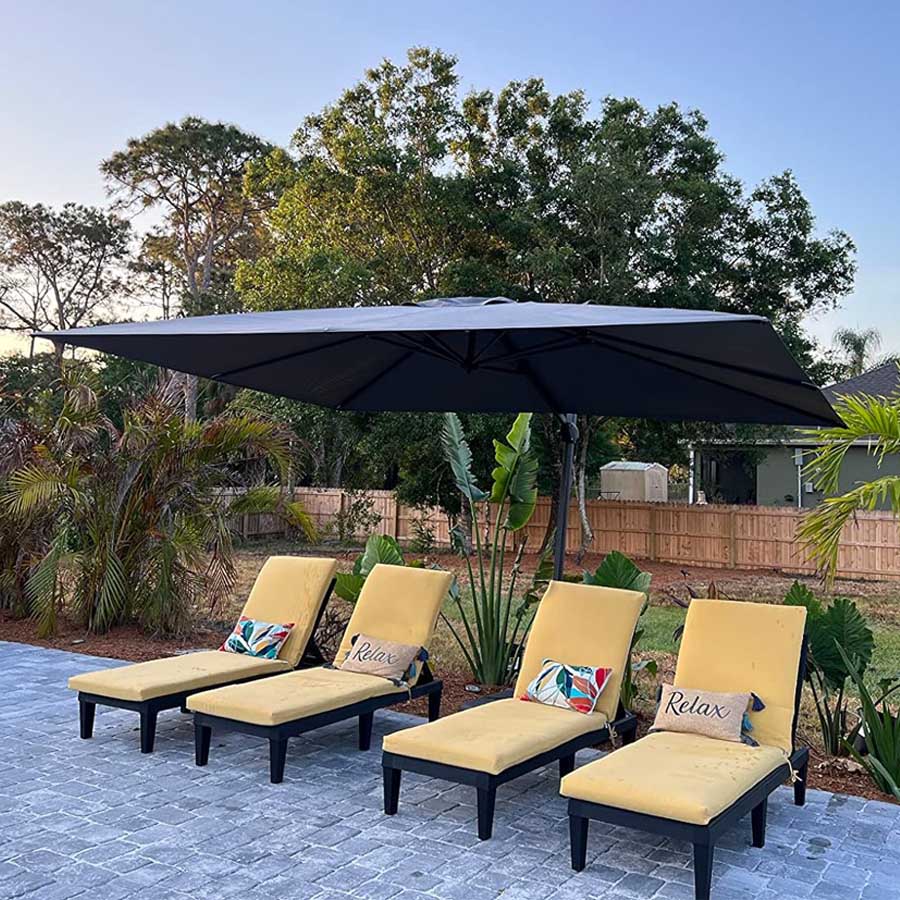 PURPLE LEAF Sombrilla Colgante Cuadrada y Rectangular a un Precio Asequible