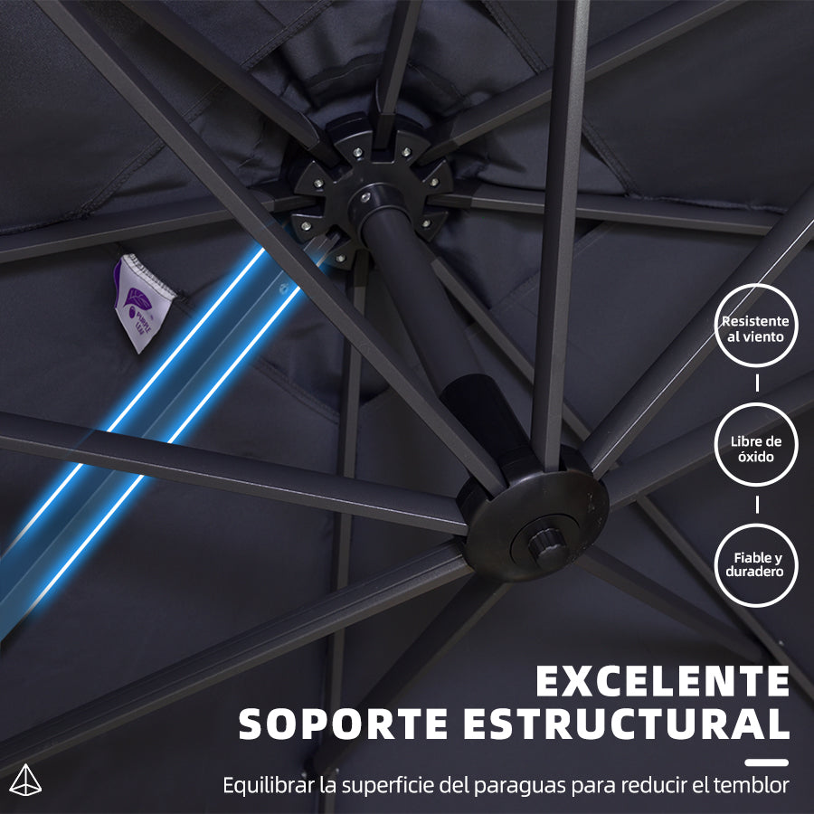 PURPLE LEAF Sombrilla Colgante Cuadrada y Rectangular a un Precio Asequible