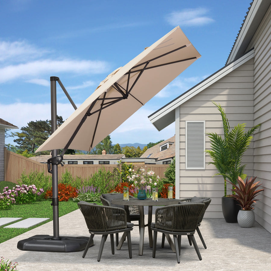 PURPLE LEAF Sombrilla Colgante Cuadrada y Rectangular a un Precio Asequible