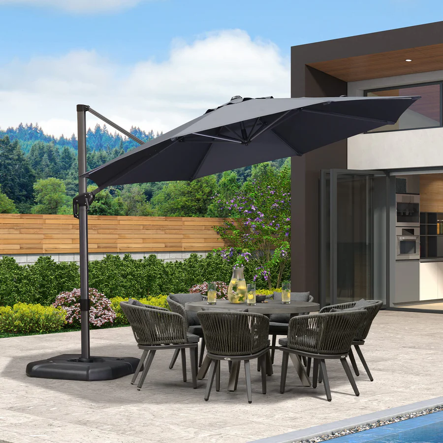 PURPLE LEAF Sombrilla Colgante Redonda a un Precio Asequible