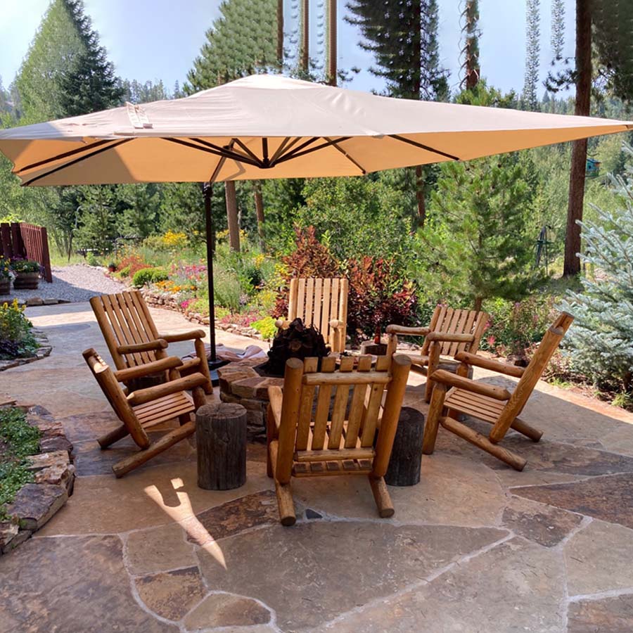 PURPLE LEAF Sombrilla Colgante Cuadrada y Rectangular a un Precio Asequible