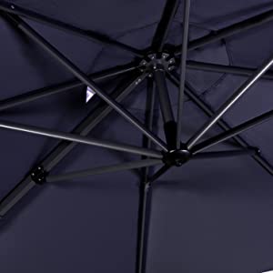 PURPLE LEAF Sombrilla Colgante Redonda a un Precio Asequible