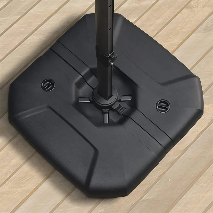 PURPLE LEAF Bases de Sombrilla para Sombrilla Desplazada A Llenar con Agua o Arena