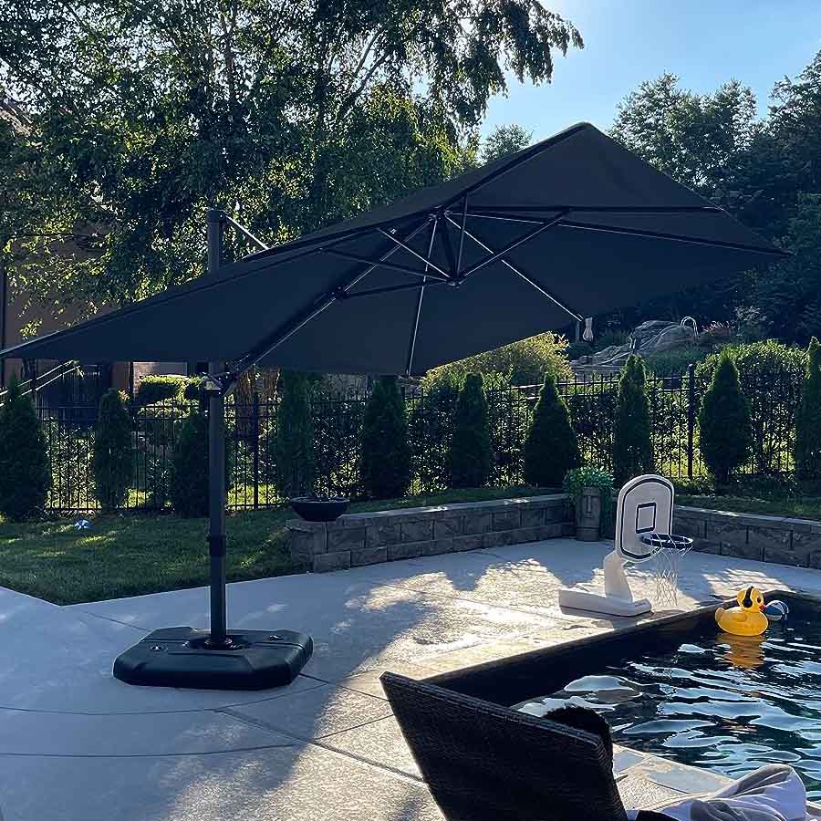 PURPLE LEAF Sombrilla Colgante Cuadrada y Rectangular a un Precio Asequible