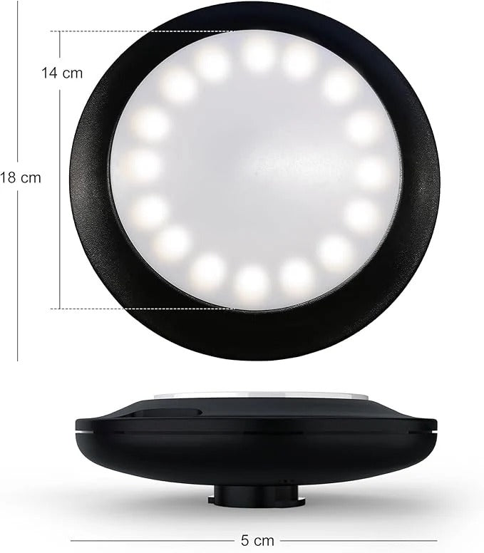 PURPLE LEAF Luz LED para Sombrilla con Control Remoto, 12 Colores y Brillo Regulable para Uso Exterior