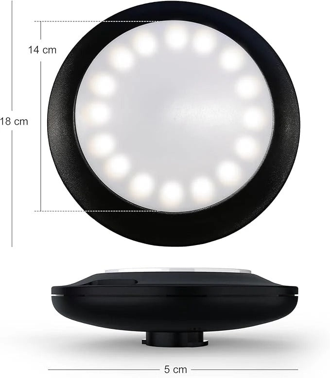 PURPLE LEAF Lámpara para Sombrilla de Jardín con 4 Modos de Luz y 12 Colores, Iluminación LED Recargable por USB o Pilas, para Terraza, Playa, Camping y Fiestas