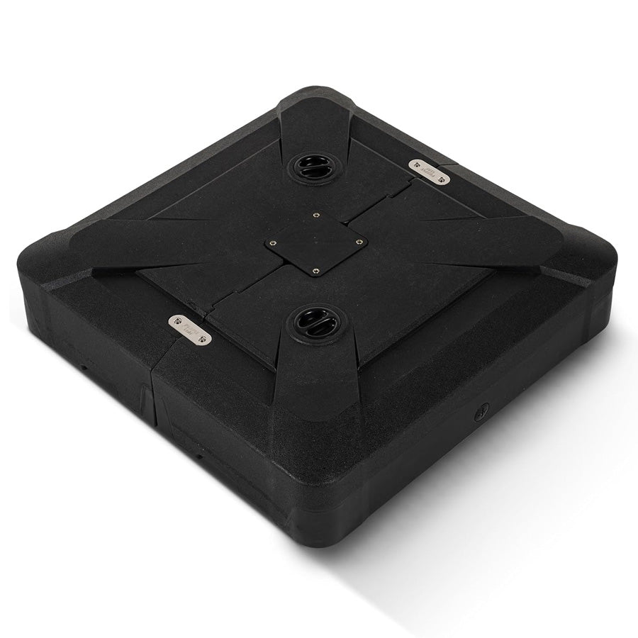 PURPLE LEAF Base de sombrilla de terraza descentrada rellena de arena/agua cuadrada