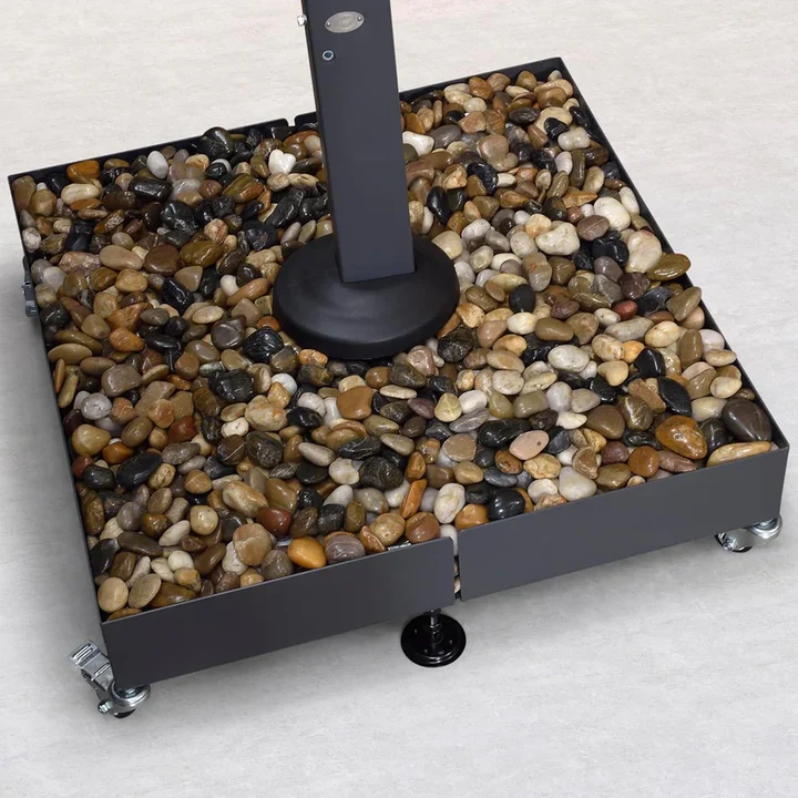 PURPLE LEAF ZY04BSWK-500 Base Pesada con Ruedas para Sombrilla Voladiza Grande de Jardín