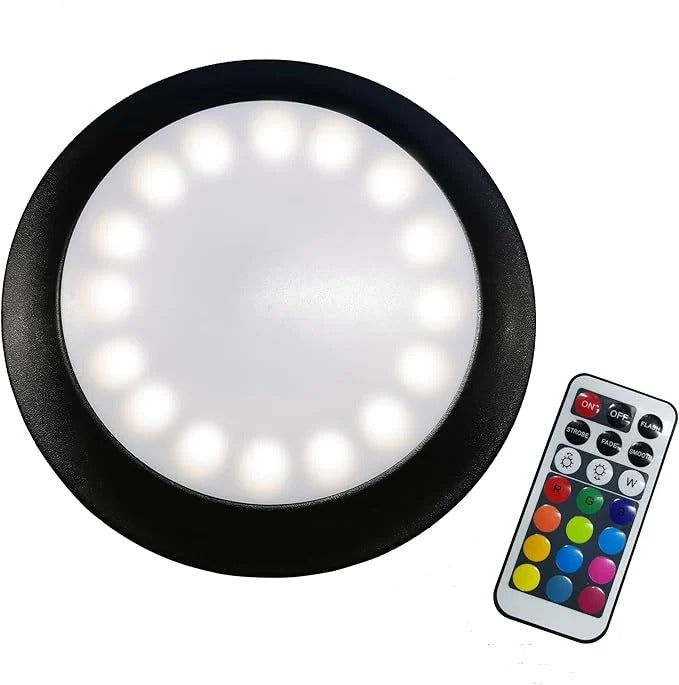 PURPLE LEAF Luz LED para Sombrilla con Control Remoto, 12 Colores y Brillo Regulable para Uso Exterior