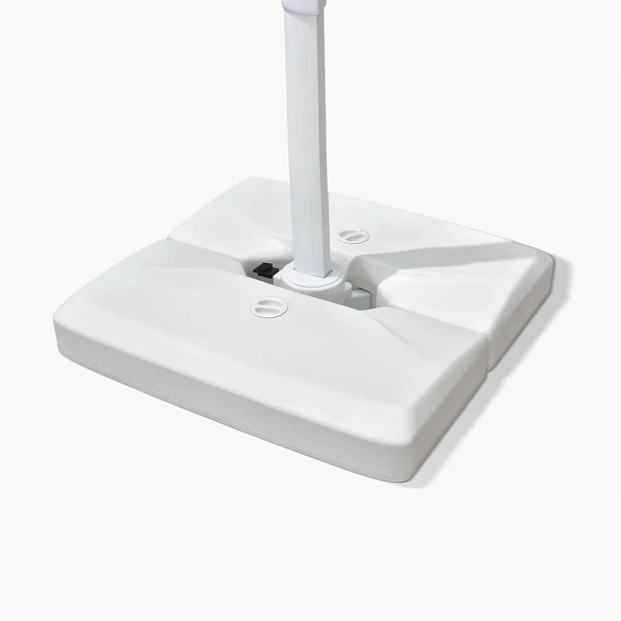 PURPLE LEAF ZY02XBBS-90 Base Blanca para Sombrilla